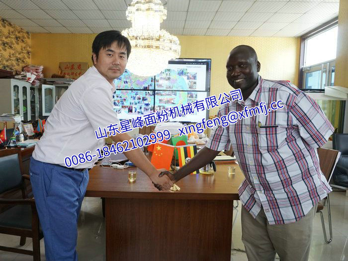 非洲客戶案例-40-52T/24h玉米粉生產線